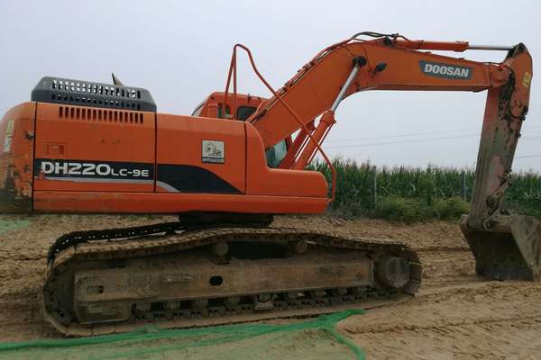 河南出售转让二手6580小时2012年斗山DH220LC挖掘机