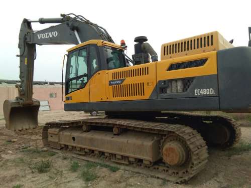 山西出售转让二手8000小时2013年沃尔沃EC480DL挖掘机