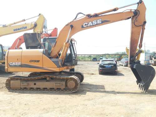 陕西出售转让二手5000小时2012年凯斯CX130B挖掘机