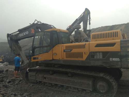 山西出售转让二手17000小时2012年沃尔沃EC480DL挖掘机