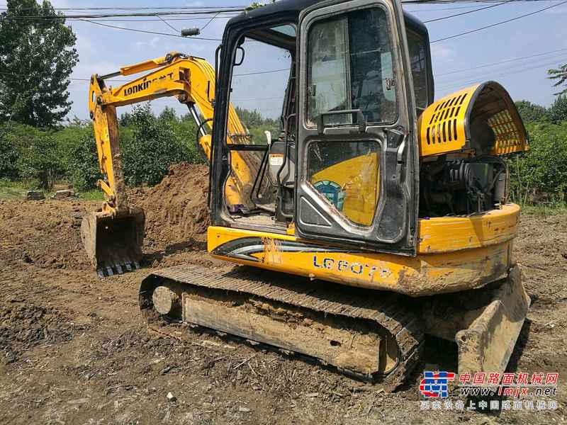 河南出售转让二手6300小时2012年龙工LG6060挖掘机