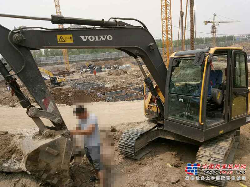 辽宁出售转让二手7000小时2013年沃尔沃EC80D挖掘机