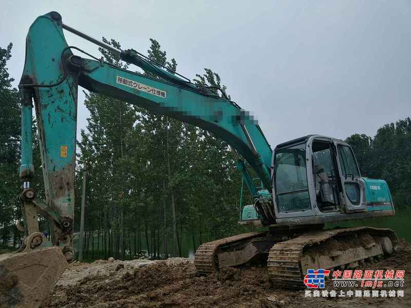 河南出售转让二手8600小时2007年神钢SK200挖掘机