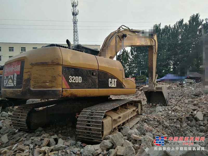 河南出售转让二手9000小时2010年卡特彼勒320D挖掘机