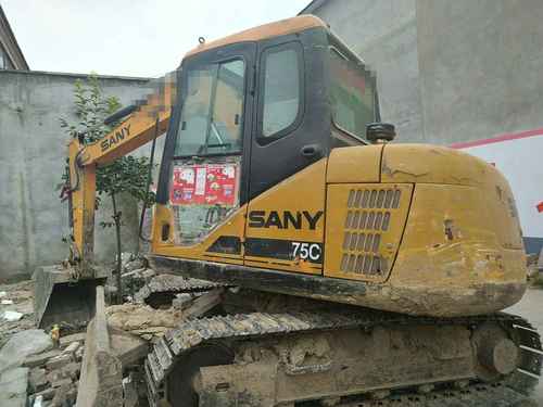 河南出售转让二手7000小时2011年三一重工SY75C挖掘机