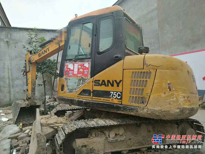 河南出售转让二手7000小时2011年三一重工SY75C挖掘机