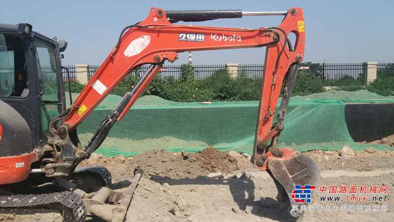 陕西出售转让二手1500小时2013年久保田KX163挖掘机