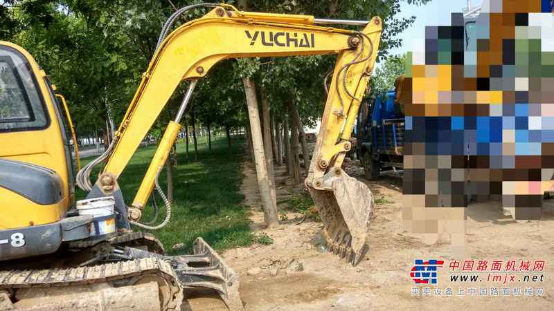 河北出售转让二手7000小时2012年玉柴YC60挖掘机