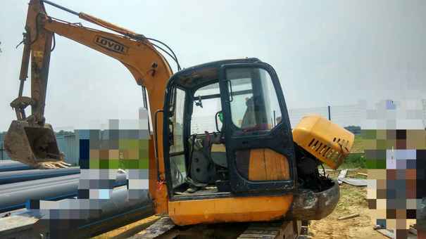 河北出售转让二手11000小时2009年福田雷沃FR60挖掘机