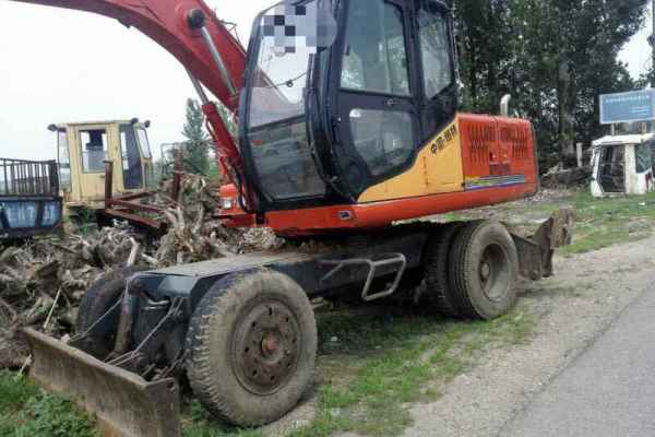 辽宁出售转让二手6000小时2011年恒特重工轮挖HTL100A挖掘机