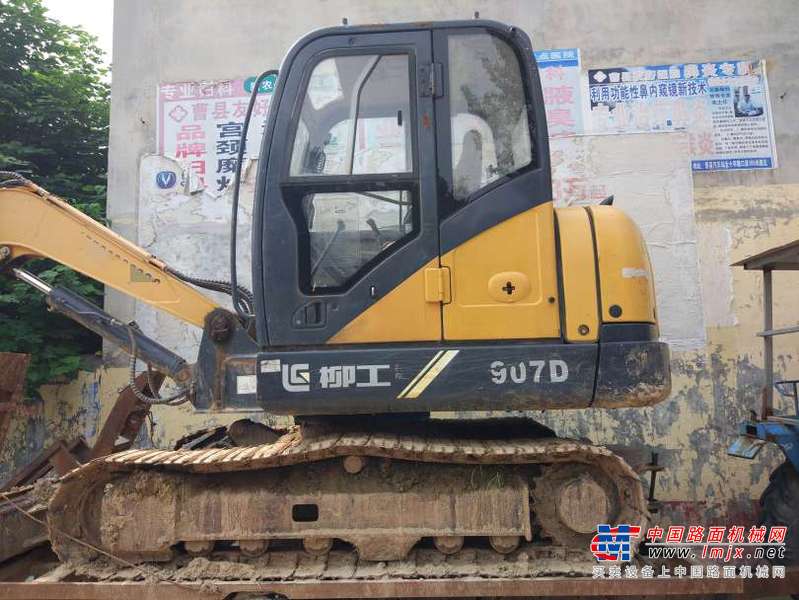 山东出售转让二手3500小时2013年柳工CLG907D挖掘机