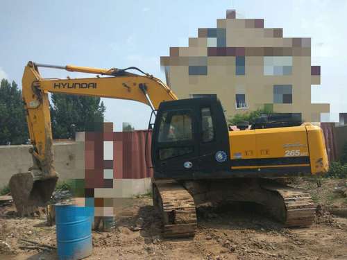 山东出售转让二手9500小时2007年现代R225LC挖掘机
