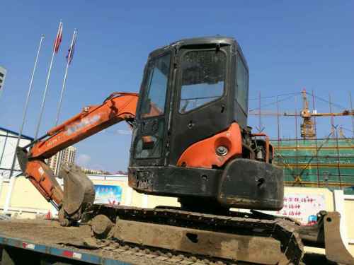 黑龙江出售转让二手8000小时2008年日立ZX55UR挖掘机
