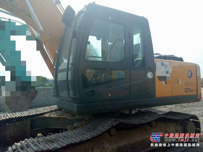 辽宁出售转让二手12050小时2008年现代R225LC挖掘机