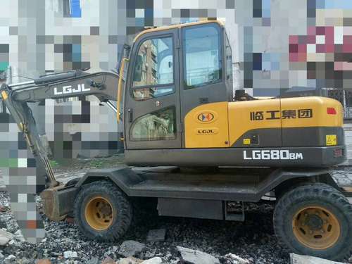 辽宁出售转让二手3200小时2014年临工金利轮挖LG680BM挖掘机