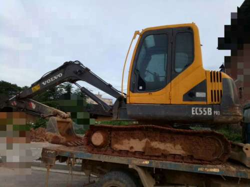 江西出售转让二手3600小时2014年沃尔沃EC55BPRO挖掘机