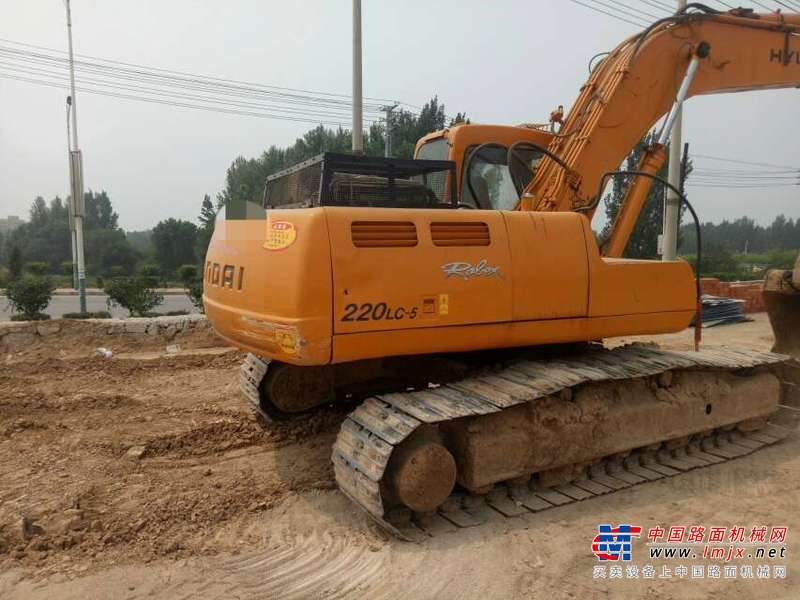 辽宁出售转让二手20000小时2003年现代R210LC挖掘机