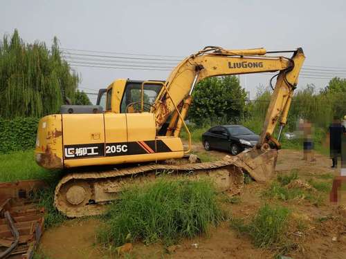 山东出售转让二手7852小时2010年柳工CLG915C挖掘机