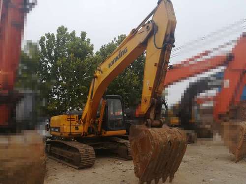 陕西出售转让二手6000小时2009年龙工LG6225挖掘机
