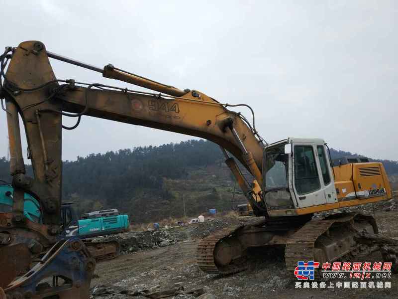湖北出售转让二手3900小时2012年利勃海尔R944B挖掘机