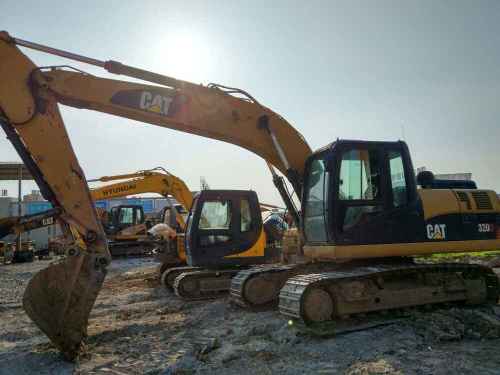 湖北出售转让二手6000小时2013年卡特彼勒320D挖掘机