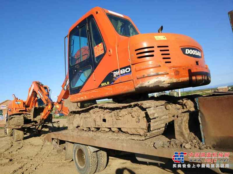 黑龙江出售转让二手8621小时2011年斗山DH80GOLD挖掘机