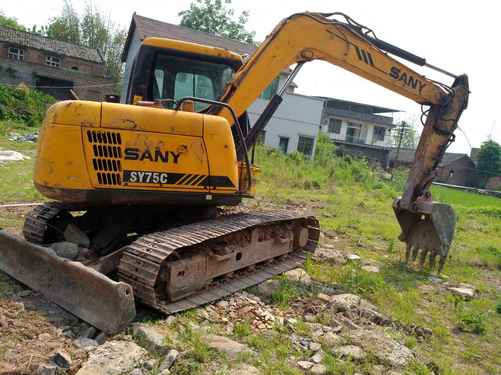 四川出售转让二手9000小时2010年三一重工SY75C挖掘机