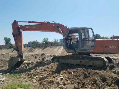 河北出售转让二手25000小时2003年日立EX200挖掘机