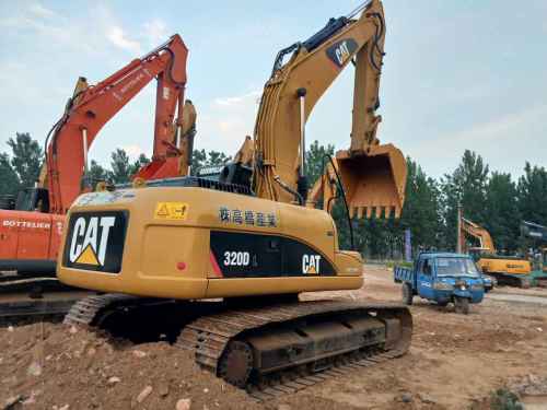 河南出售转让二手2980小时2012年卡特彼勒320D挖掘机