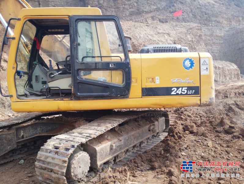 山西出售转让二手6800小时2007年现代R245挖掘机