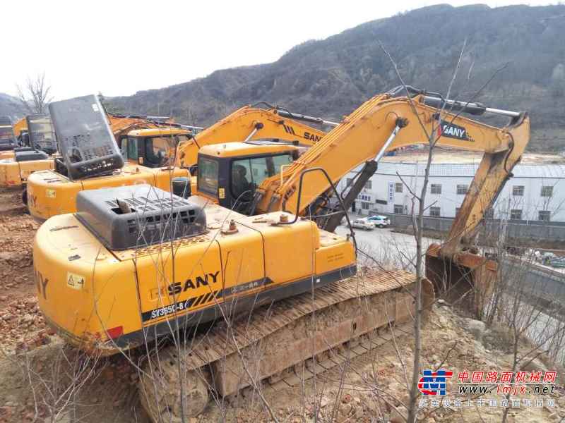 陕西出售转让二手2000小时2010年三一重工SY365C挖掘机