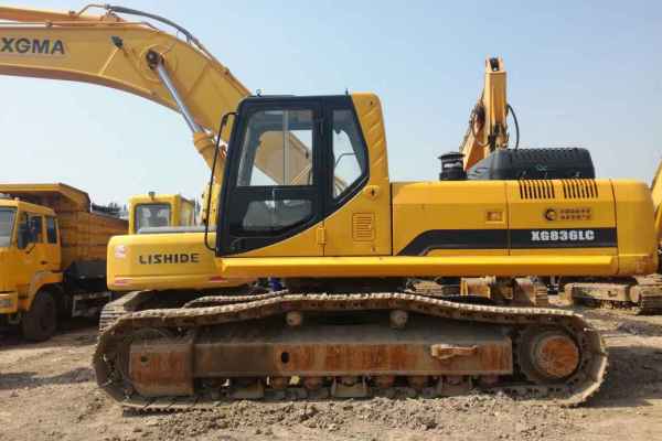宁夏出售转让二手4500小时2015年厦工XG836LC挖掘机