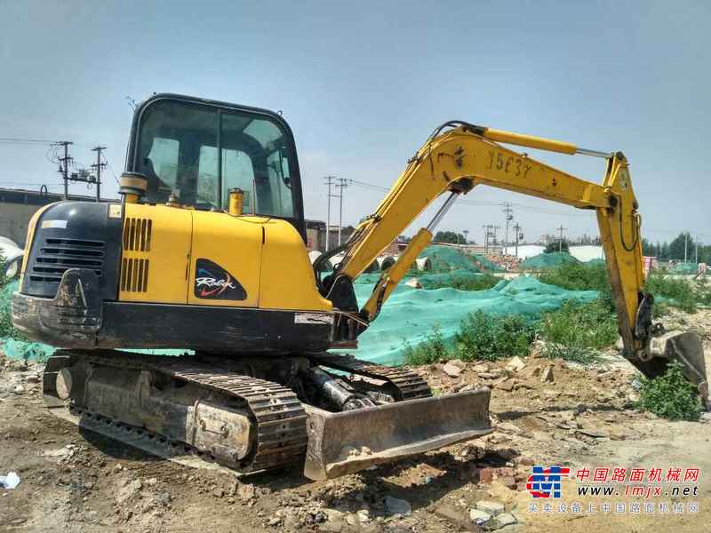 河北出售转让二手4500小时2013年现代R55挖掘机