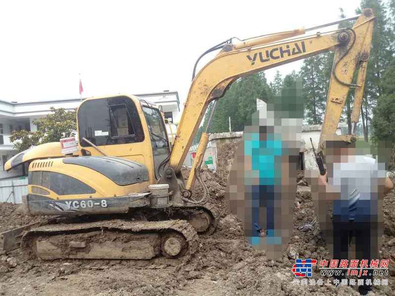 安徽出售转让二手7000小时2012年玉柴YC60挖掘机