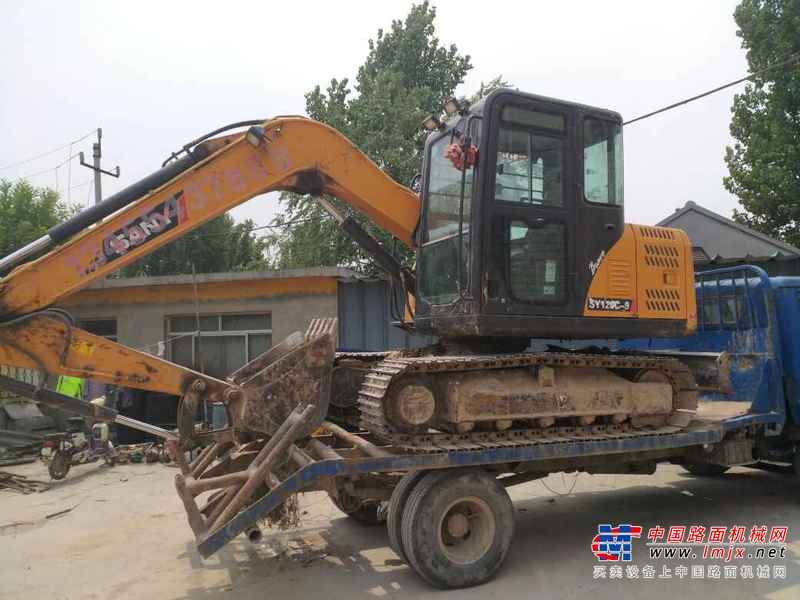 山东出售转让二手2600小时2015年三一重工SY75C挖掘机