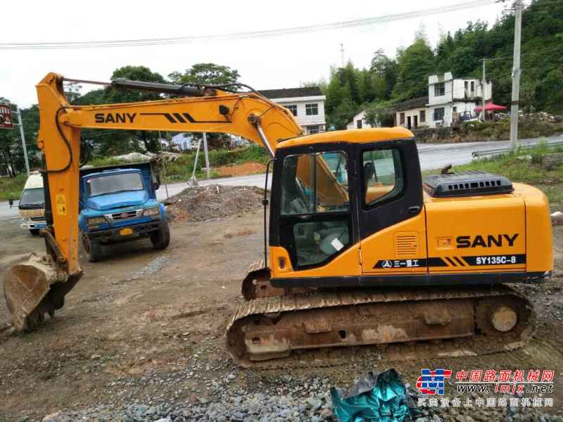 湖南出售转让二手6000小时2012年三一重工SY135挖掘机