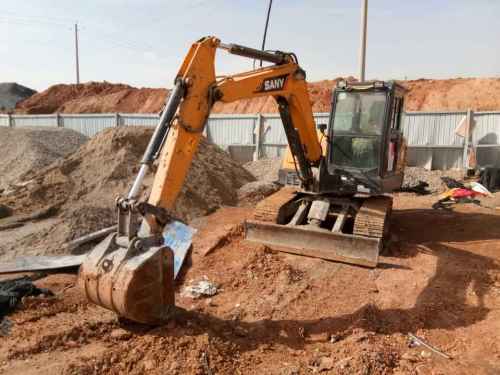 甘肃出售转让二手600小时2015年三一重工SY60C挖掘机