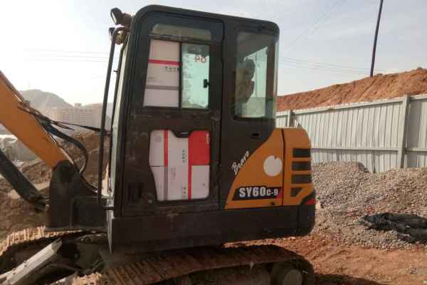 甘肃出售转让二手600小时2015年三一重工SY60C挖掘机