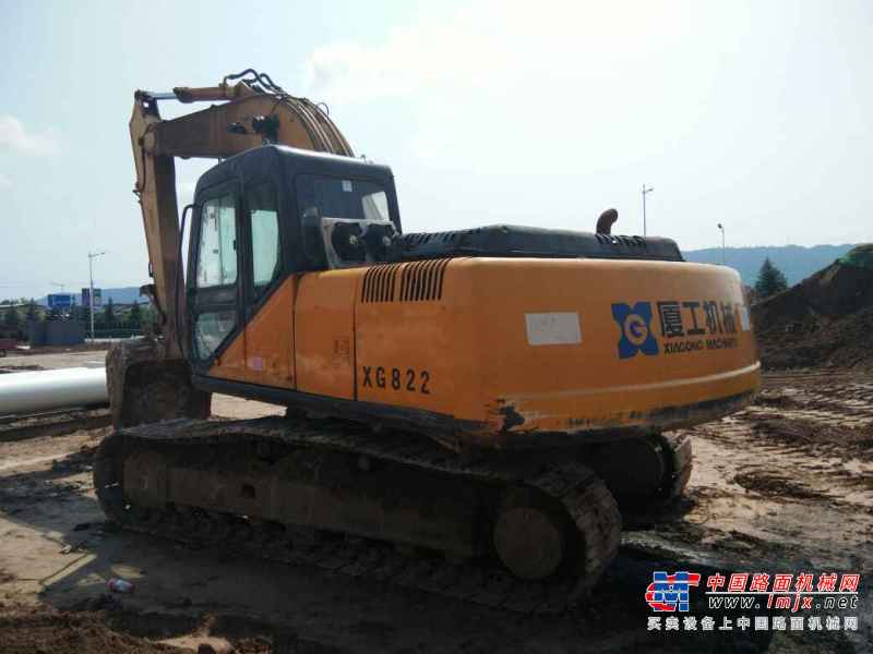 河南出售转让二手8000小时2007年厦工XG820挖掘机
