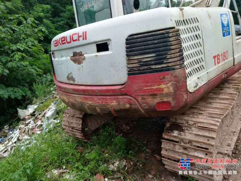 重庆出售转让二手7000小时2011年竹内TB180挖掘机
