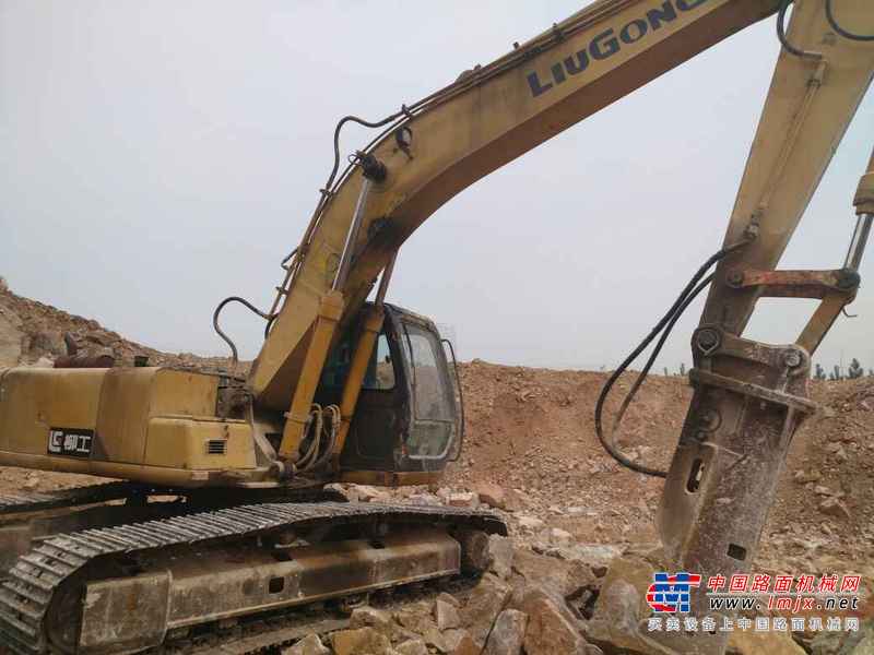 山东出售转让二手16000小时2007年柳工CLG220LC挖掘机