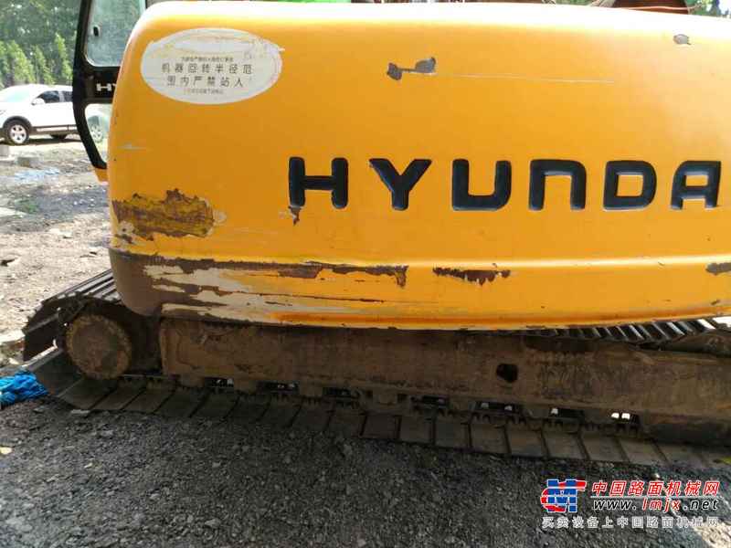 山东出售转让二手15000小时2009年现代R80挖掘机