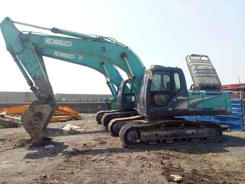 河南出售转让二手8000小时2009年神钢SK250挖掘机
