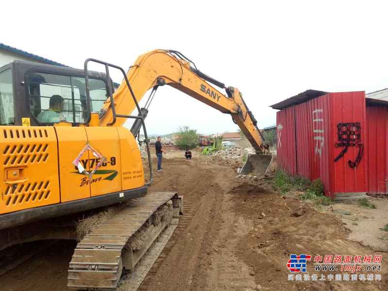吉林出售转让二手7600小时2011年三一重工SY75C挖掘机