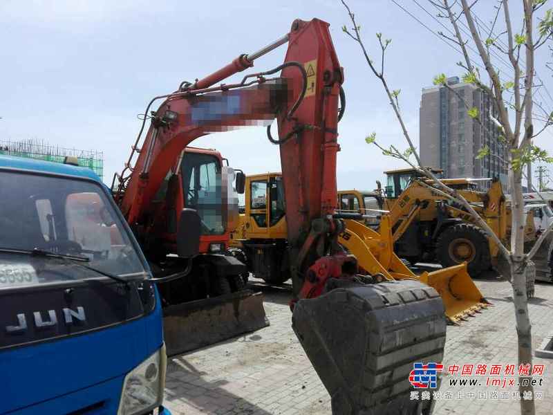 内蒙古出售转让二手10000小时2007年斗山轮挖DH150W挖掘机