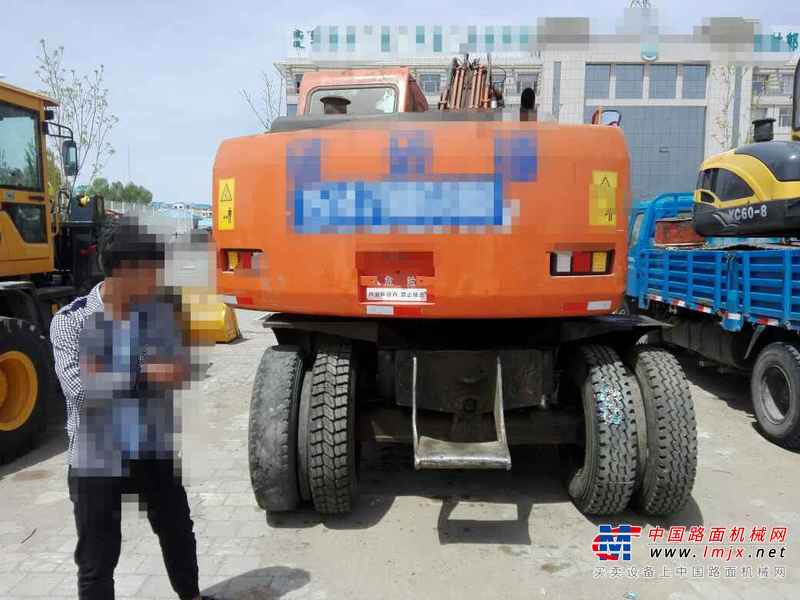 内蒙古出售转让二手10000小时2007年斗山轮挖DH150W挖掘机