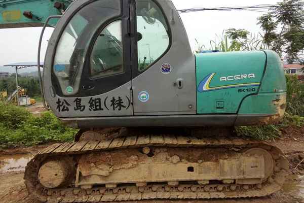 江西出售转让二手18000小时2003年神钢SK120挖掘机
