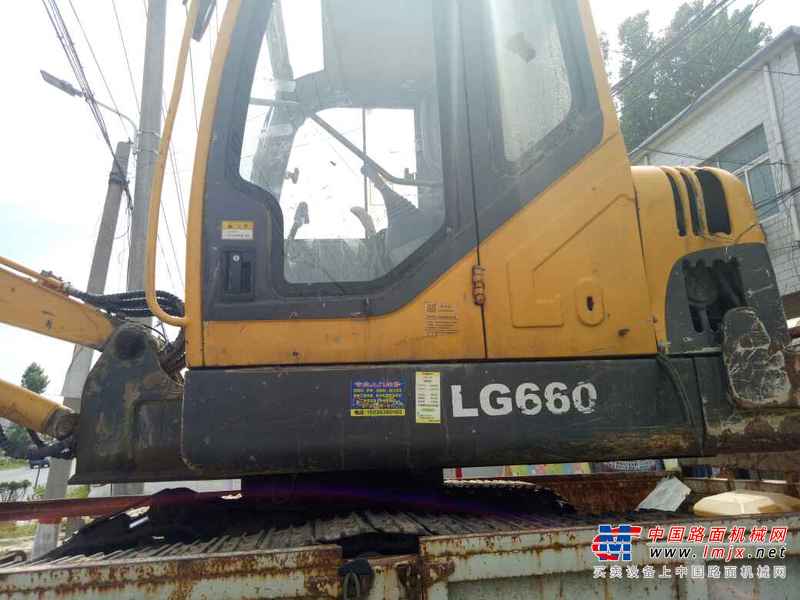 河南出售转让二手7300小时2011年临工LG660挖掘机