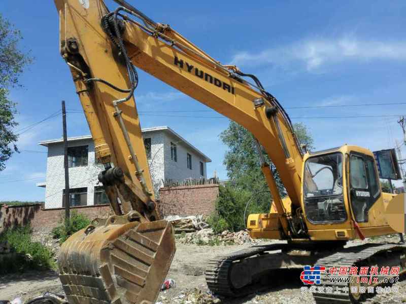 辽宁出售转让二手15000小时2007年现代R220LC挖掘机