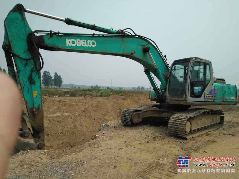 河南出售转让二手15000小时2007年神钢SK230挖掘机